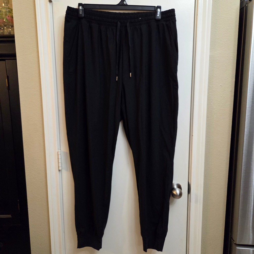 Old Navy Go-Dry Active Joggers Mens XL Tall Black Drawstring Athletic Pants